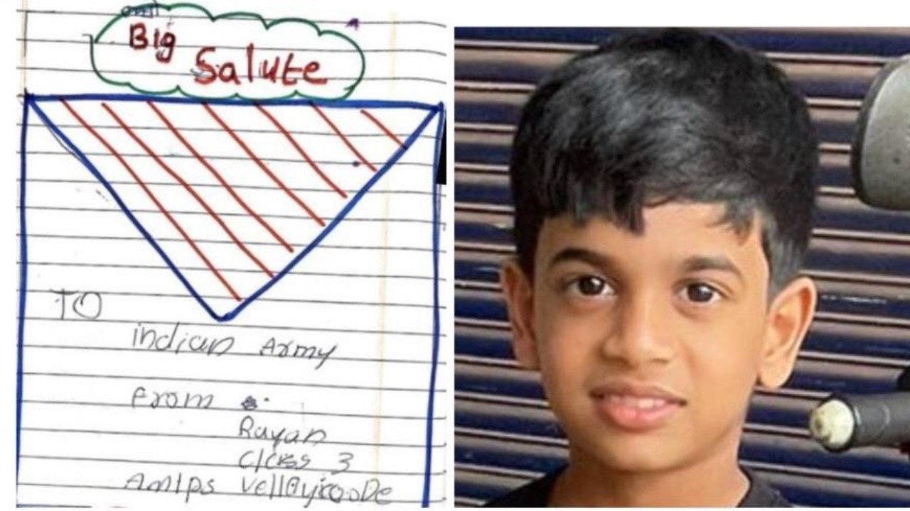 Class 3 Student Pens Heartfelt Letter To Indian Army