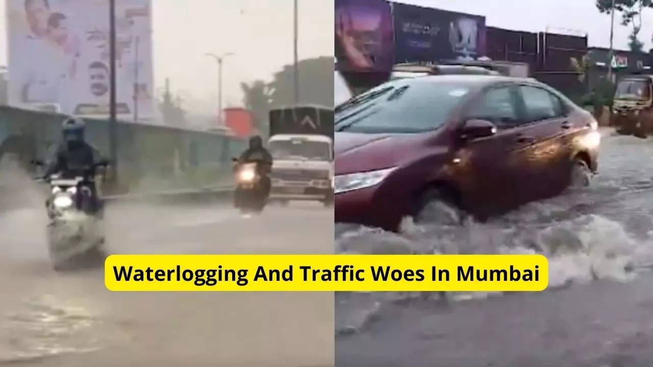 Waterlogging And Traffic Woes In Mumbai