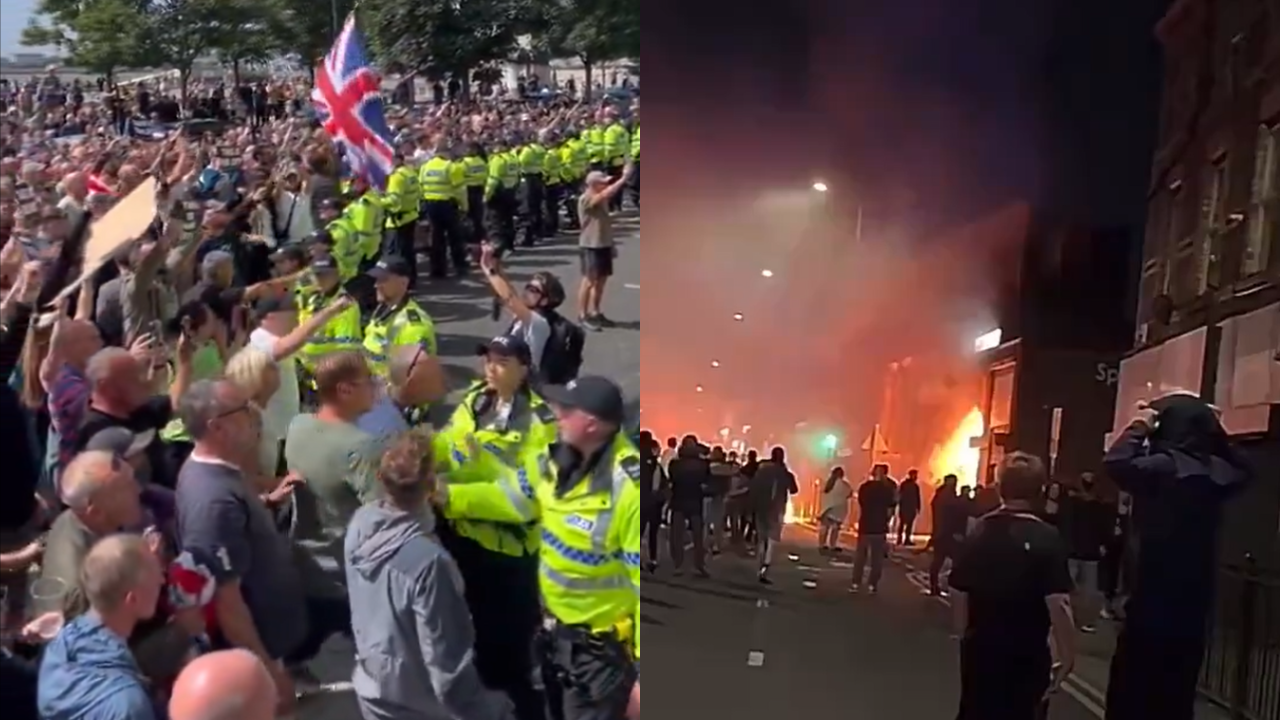 UK Far-Right Demonstrations Turn Violent, More Than 90 Arrested