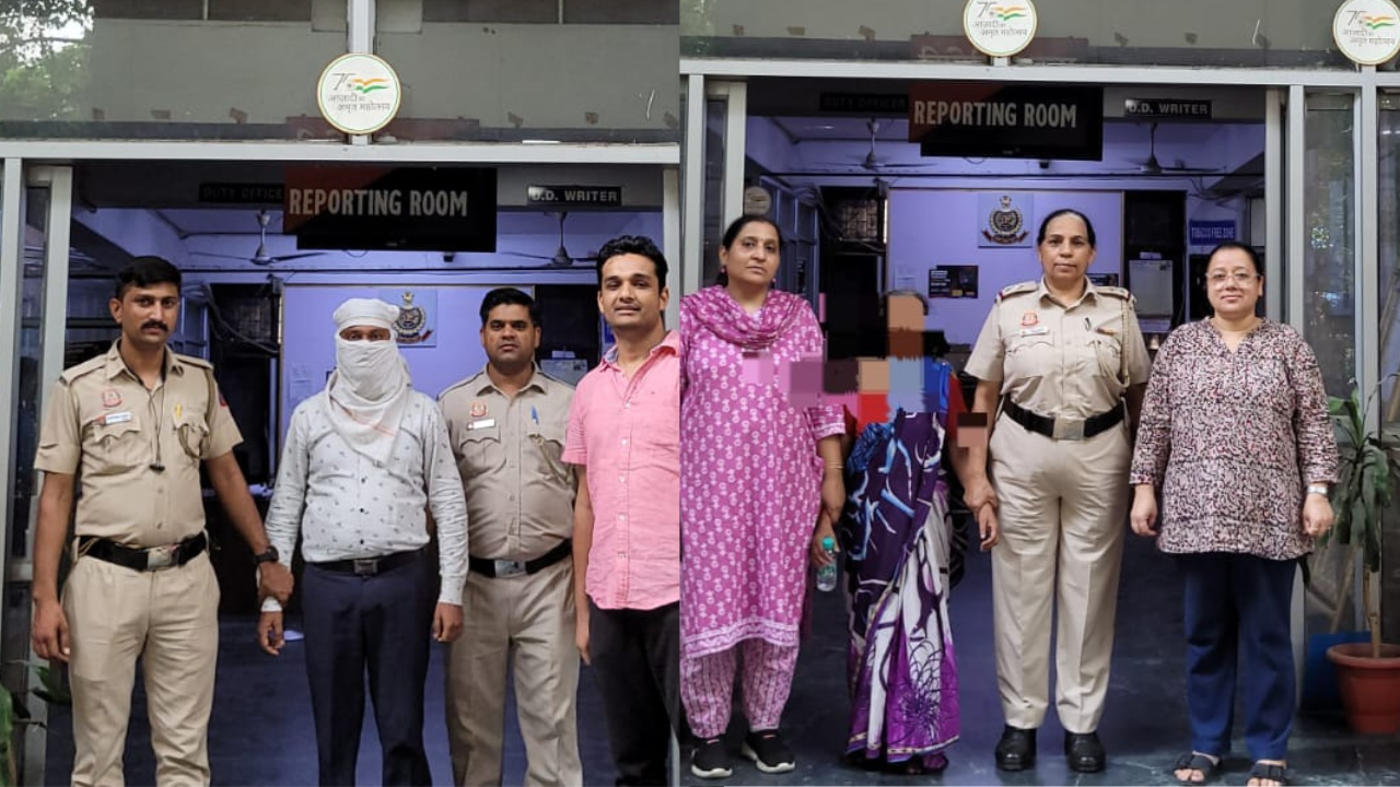 Delhi cops rescue minors from brothel.