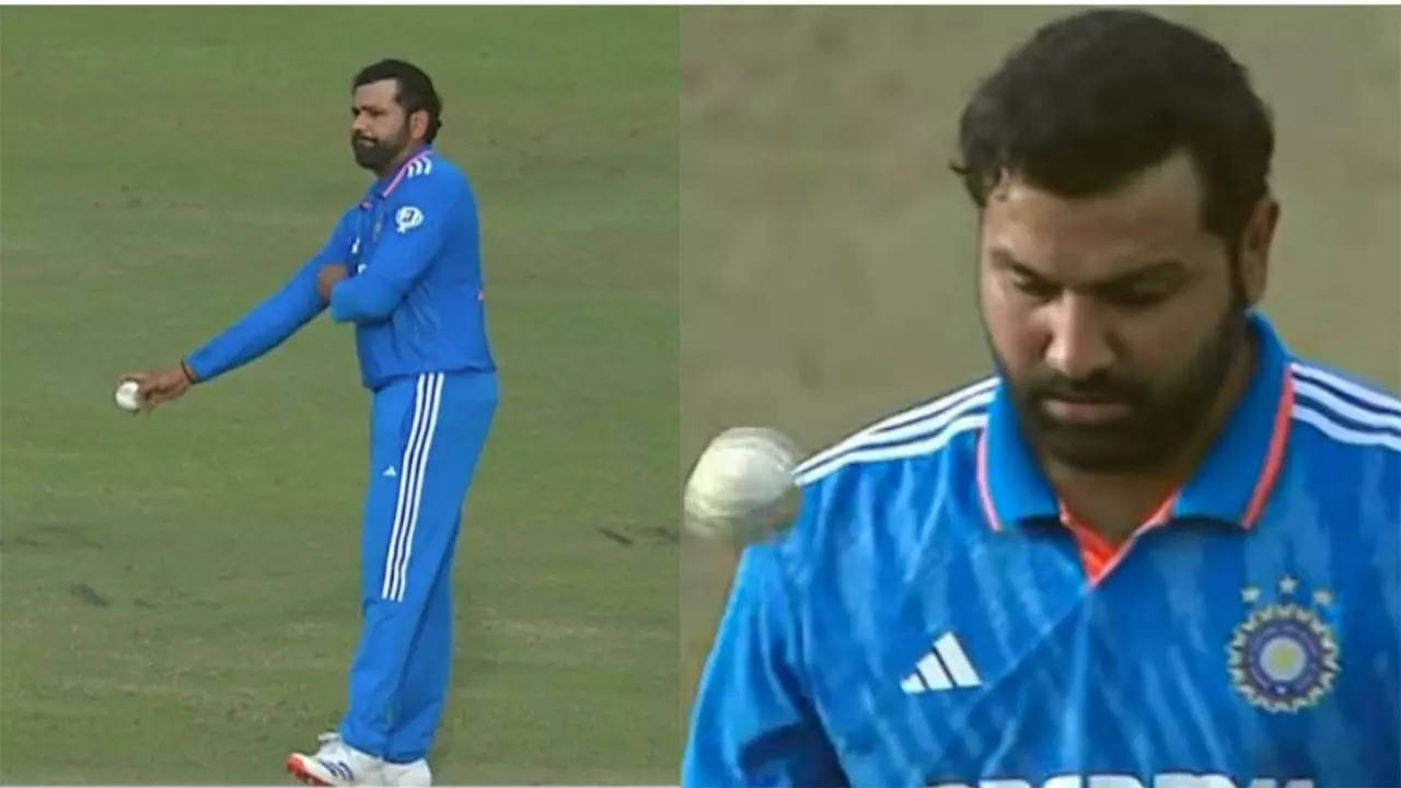 IND vs SL, 2nd ODI: Captain Rohit Sharma Brings His Off-Spin To Indian Bowling Attack - WATCH