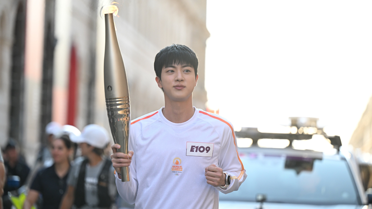 BTS Jin's Historic Run Crowned Best Olympic Torch Moment By Paris 2024 Olympics Commentary