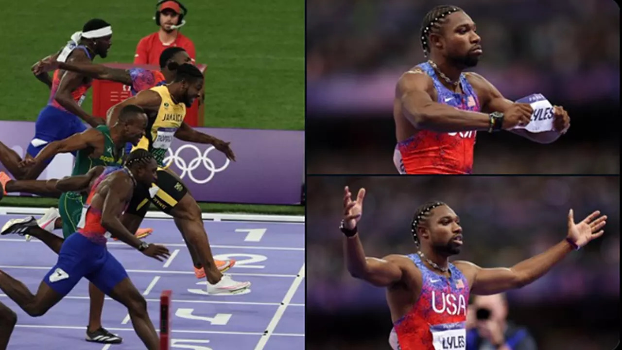 Noah Lyles Wins 100 M Race In Paris 2024 Olympics Despite Tie With Kishane Thompson