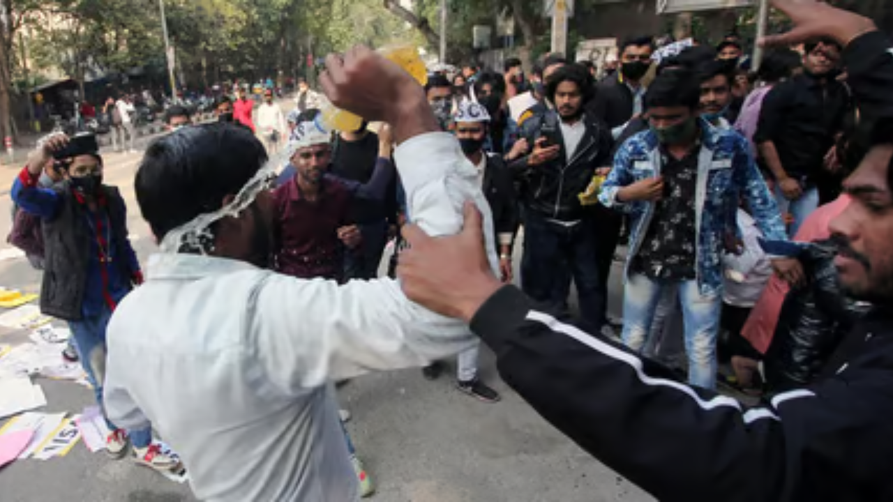 Delhi IAS Student Protest