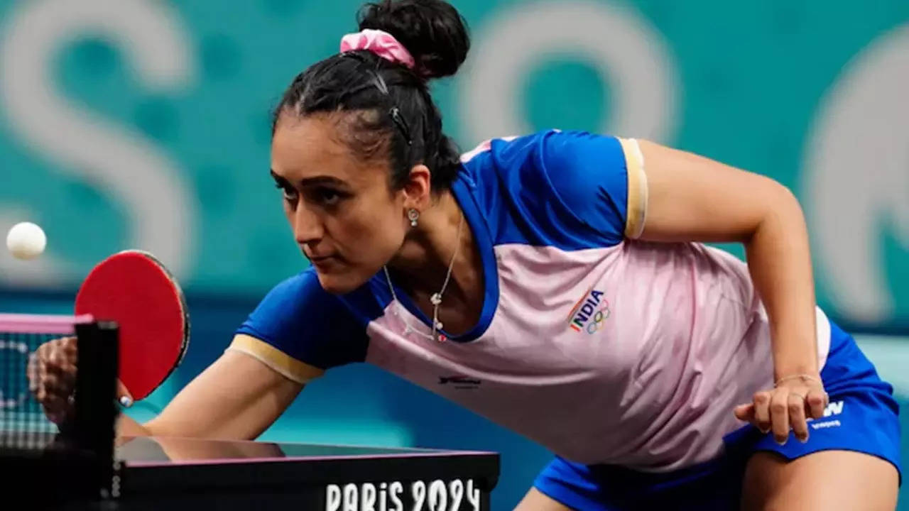 India Vs Romania Table Tennis Highlights Manika Batra Helps IND Qualify For QFs In Paris Olympics