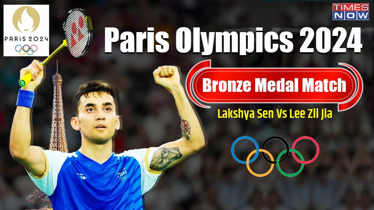 Lakshya Sen vs Lee Zii Jia HIGHLIGHTS Lakshya Sen Loses Last Two Game Fails To Grab Paris Olympics 2024 Bronze Medal