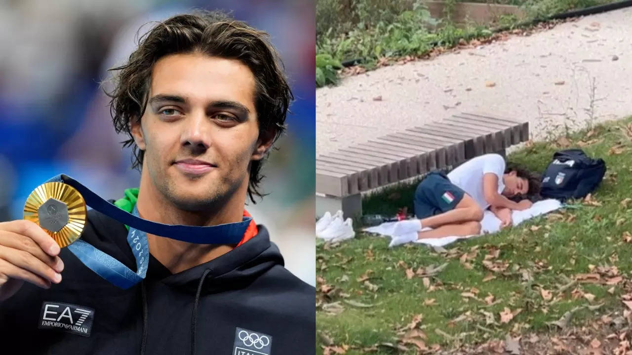 SHOCKING! Paris 2024 Gold Medallist Sleeps In Park After Complains Of Poor Condition In Olympics Village