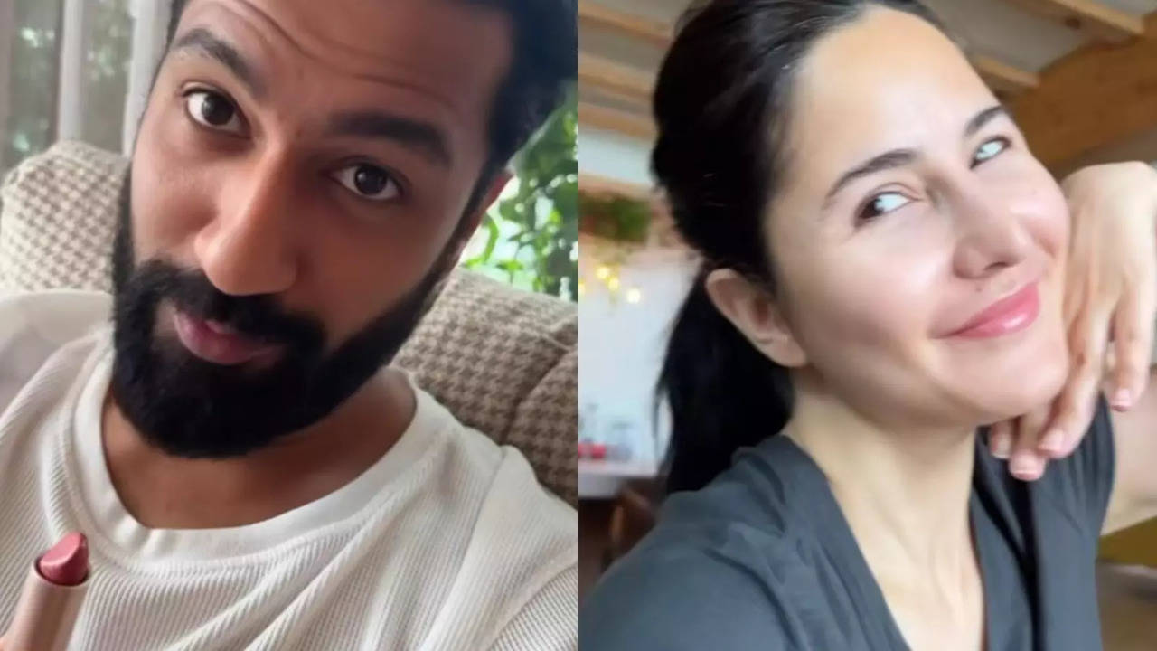 Vicky Kaushal Reviews Katrina Kaif's Newly Launched Lipstick Range Hilariously