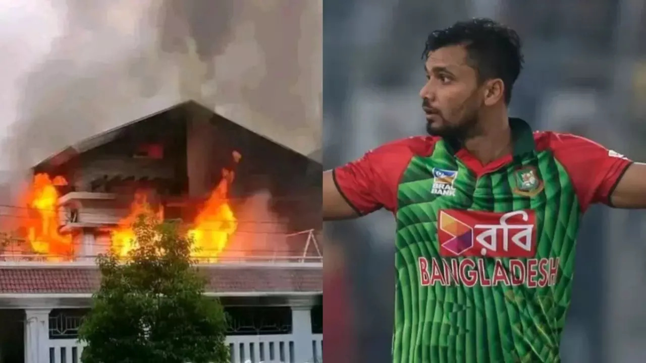 Ex-Captain Mashrafe Mortaza's House Burned Down Amid Turmoil In Bangladesh: Report