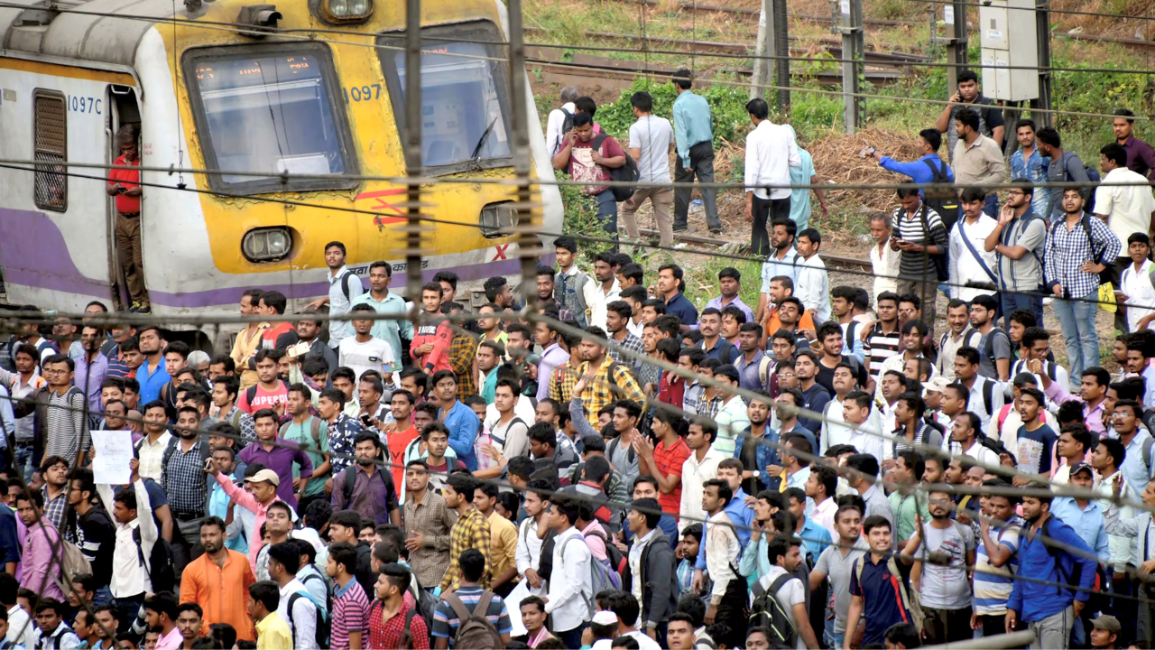 Mumbai Sees Train Services Disruption