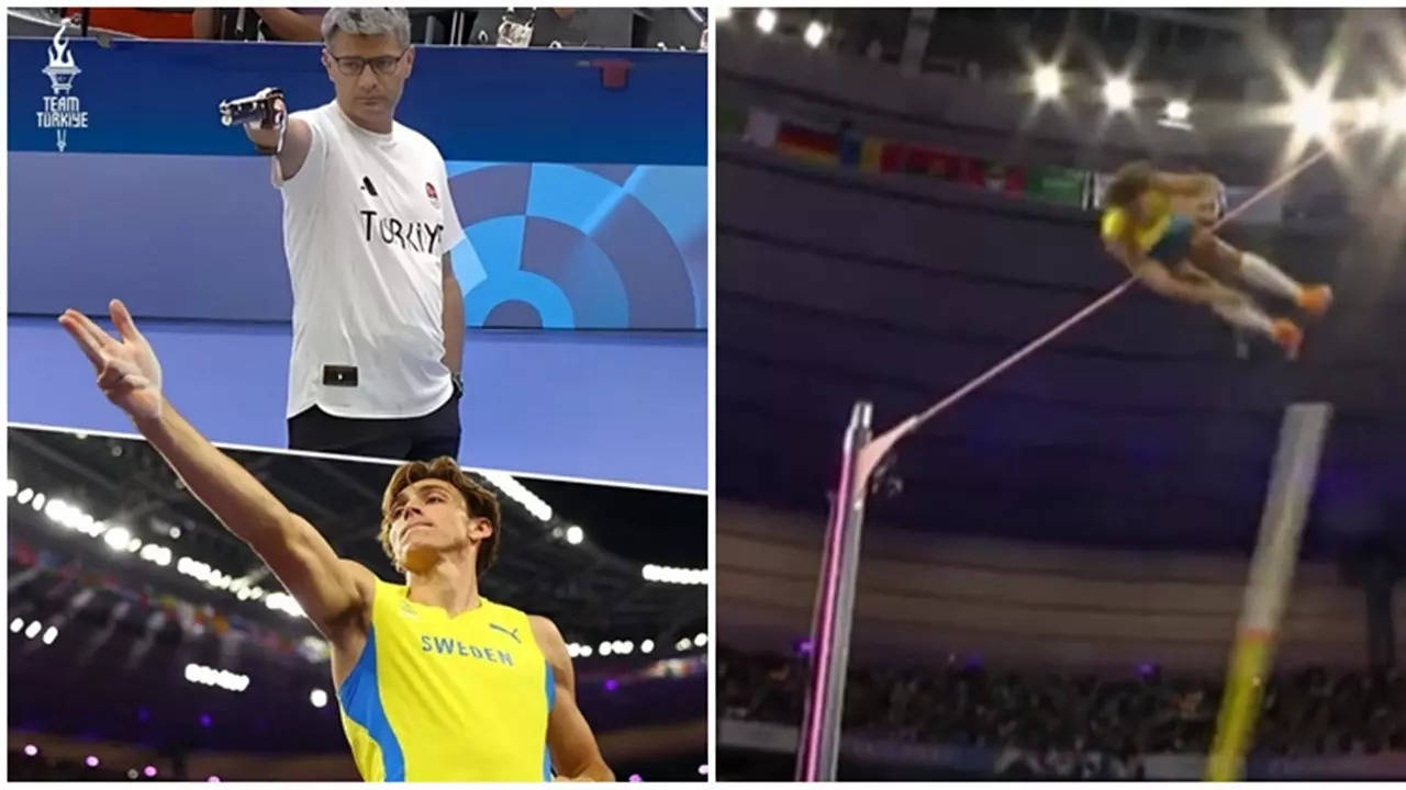 Mondo Duplantis Imitates Yusuf Dikec After Incredible Pole Vault World Record, Shooter Reacts