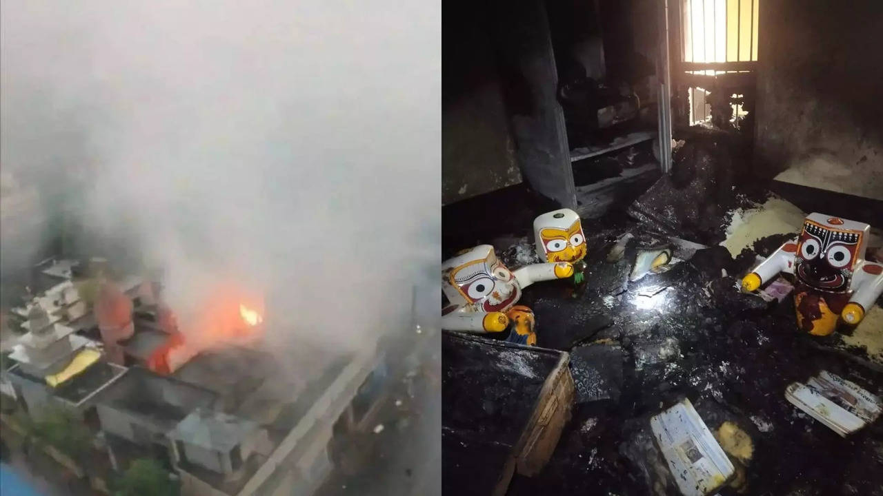 bangladesh unrest iskcon temple targeted in meherpur idols of deities burnt amid unrest hindu temples houses targeted