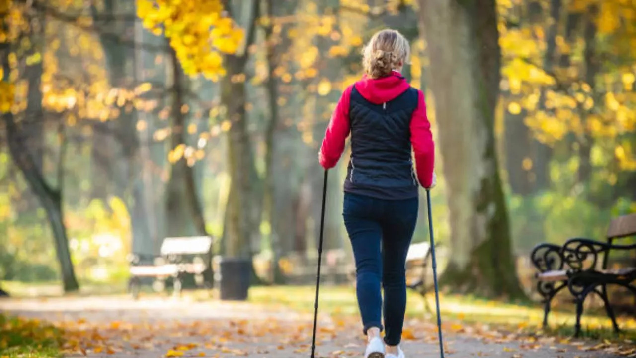 Nordic walking helps improve your heart health