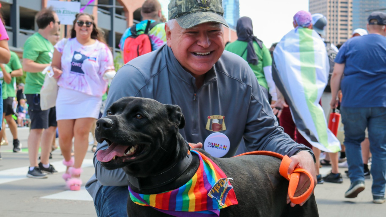 Tim Walz Pet Dog