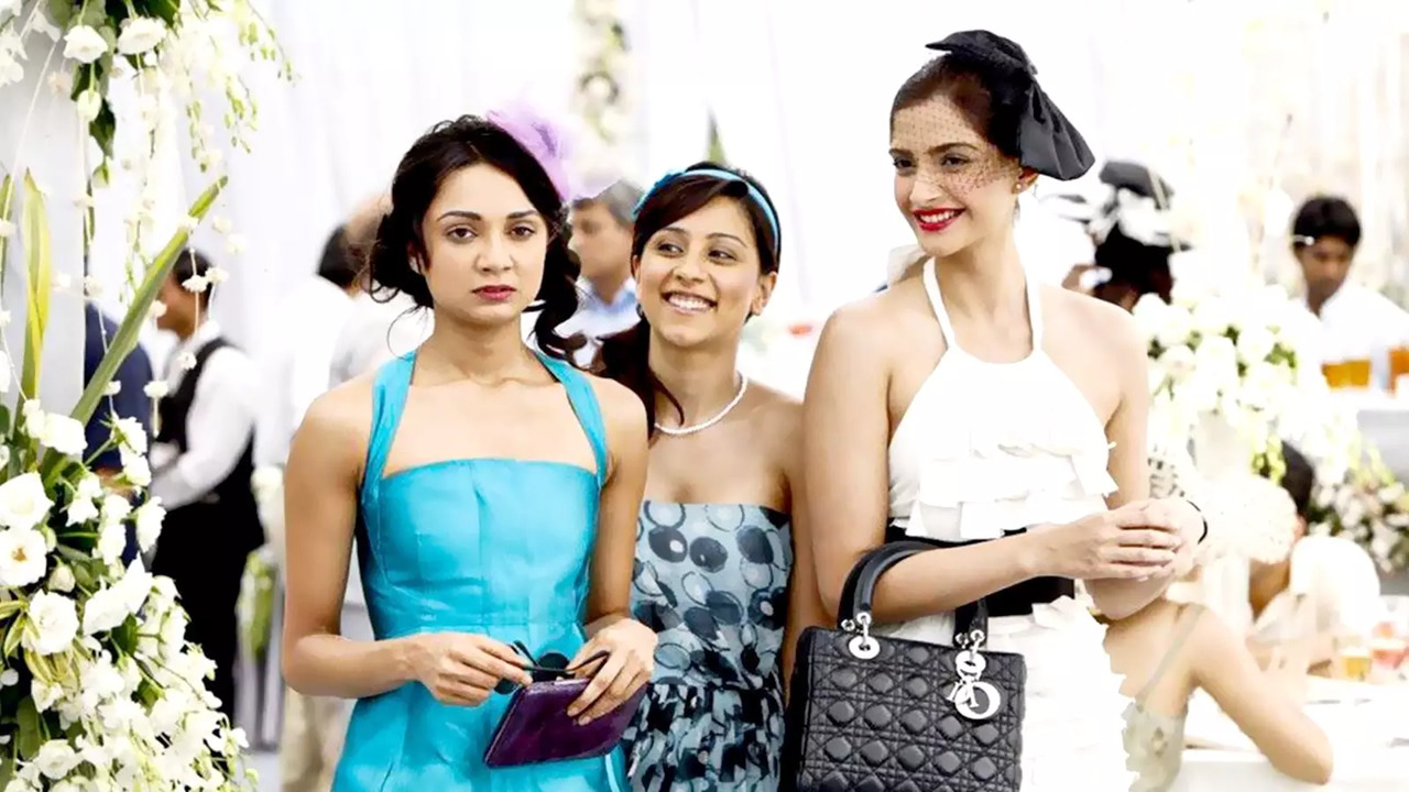 Sonam Kapoor, Ira Dubey and Amrita Puri in Aisha.