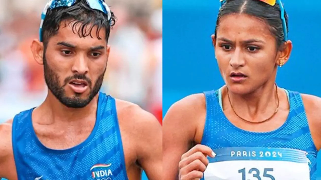 Marathon Race Walk Mixed Relay Final Indias Suraj Panwar Priyanka Goswami End Olympics Campaign Jyothi Yarraji 7th In Hurdles