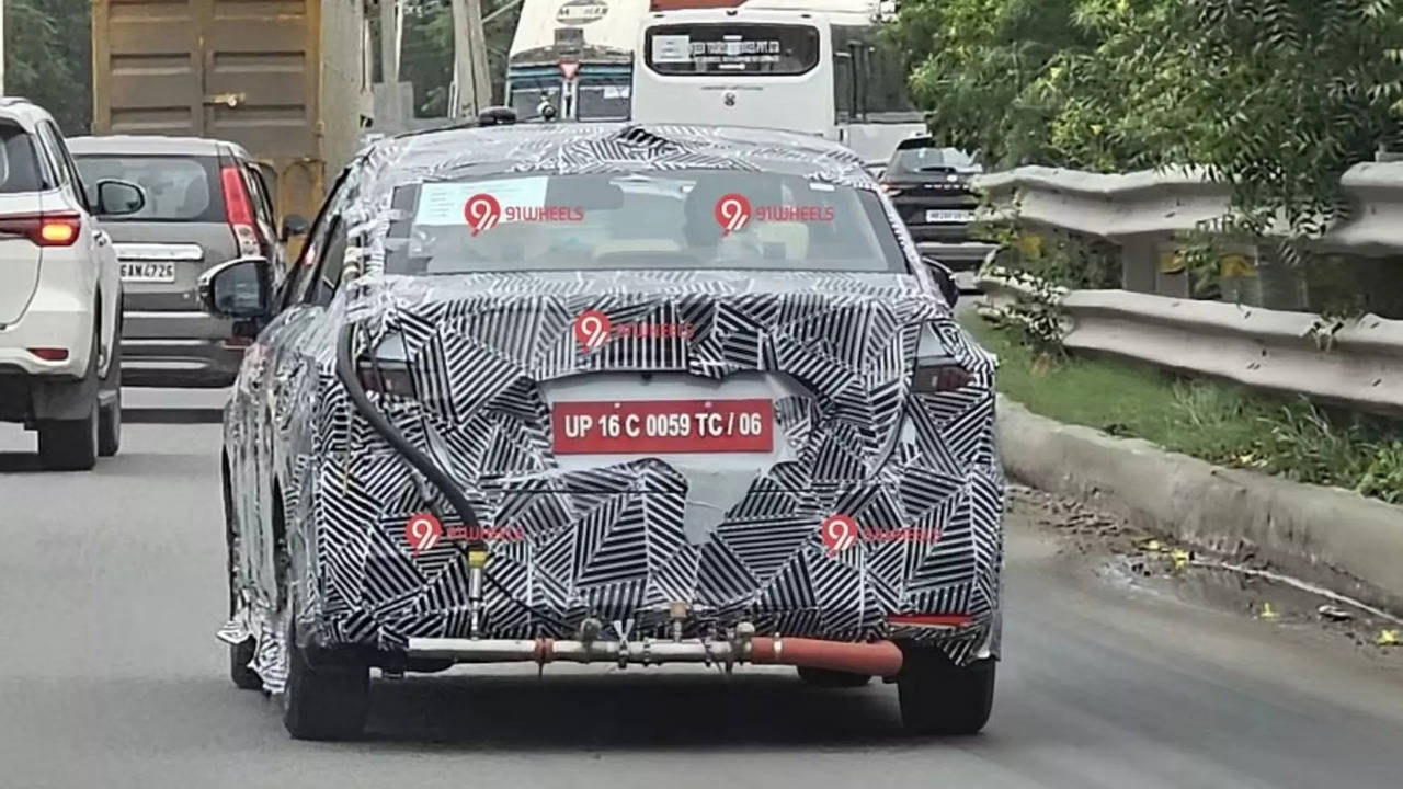 Honda Amaze Facelift Spy Times Drive