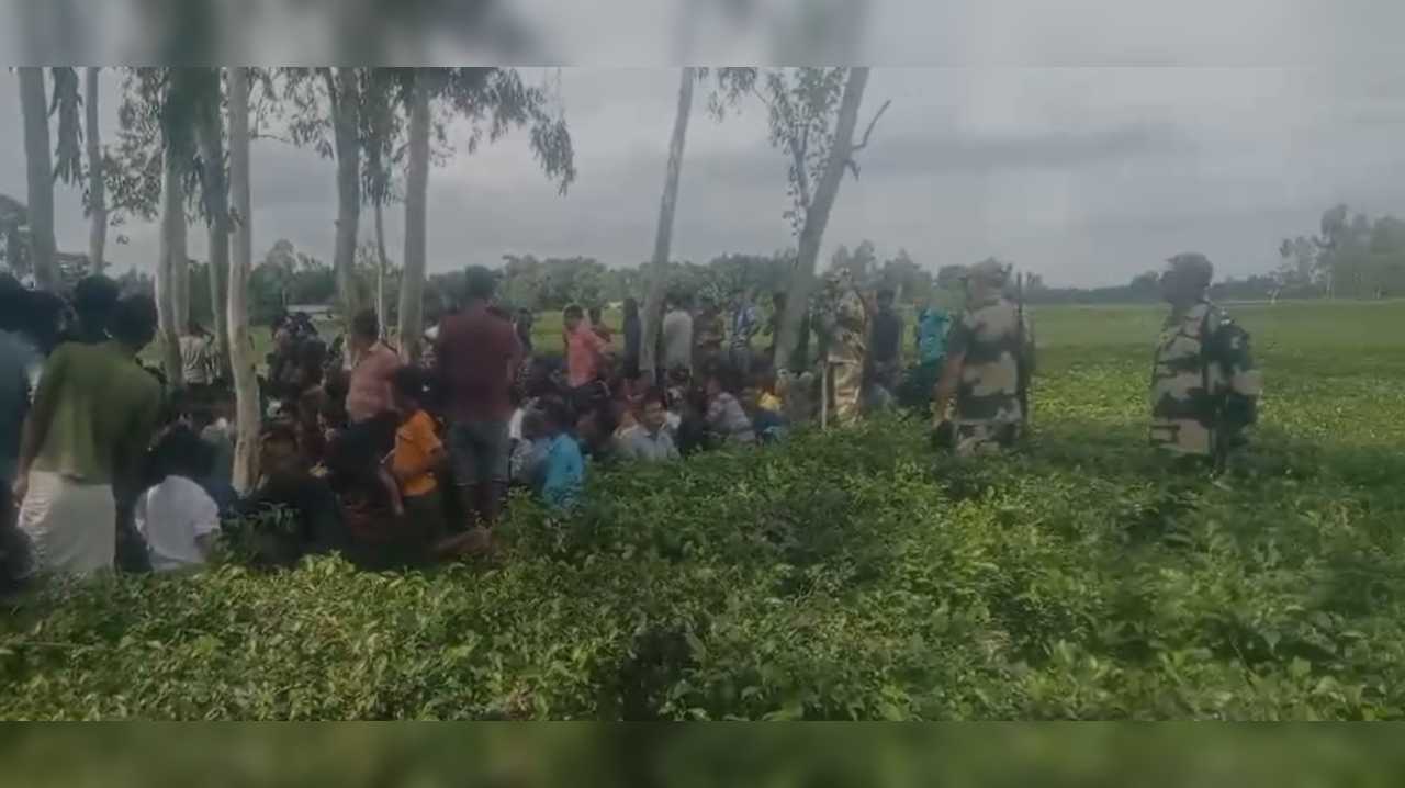 500 Bangladeshi nationals were stopped at the border by BSF personnel