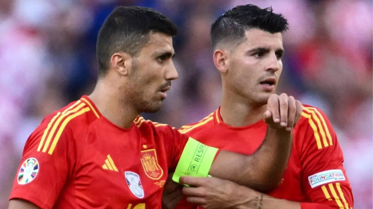 UEFA SLAPS Ban On Spain Stars Alvaro Morata & Rodri For 'Gibraltar' Chants During EURO 2024 Celebrations