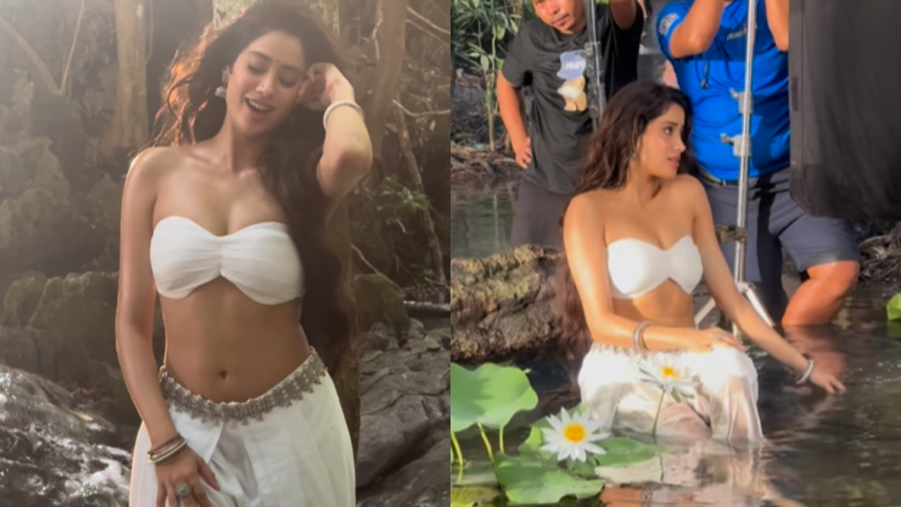 Janhvi Kapoor Posts BTS From Devara Sets, Rumoured Boyfriend Shikhar Pahariya Calls Her 'Goddess'