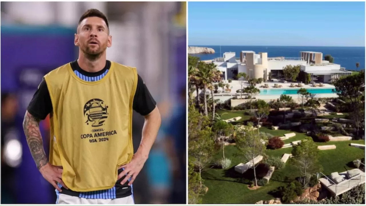 Lionel Messi's Luxurious Ibiza Mansion Vandalized By Climate Crusaders : SEE PICS