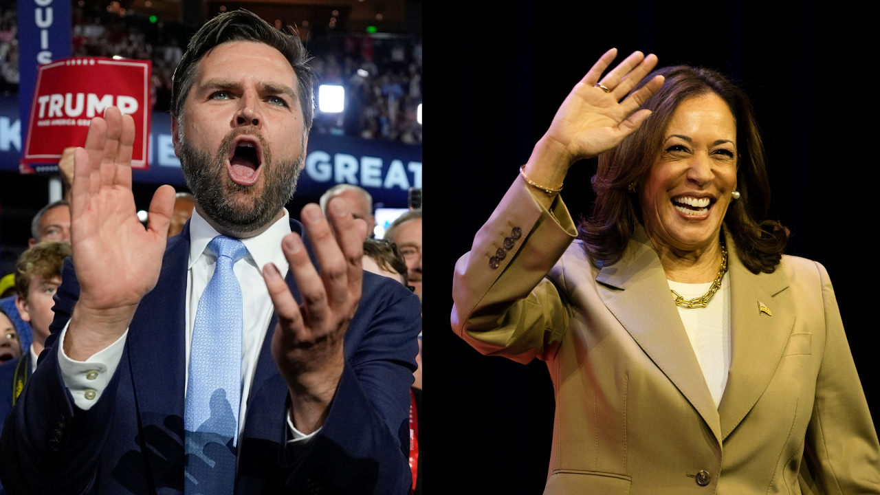 JD Vance Kamala Harris - AP