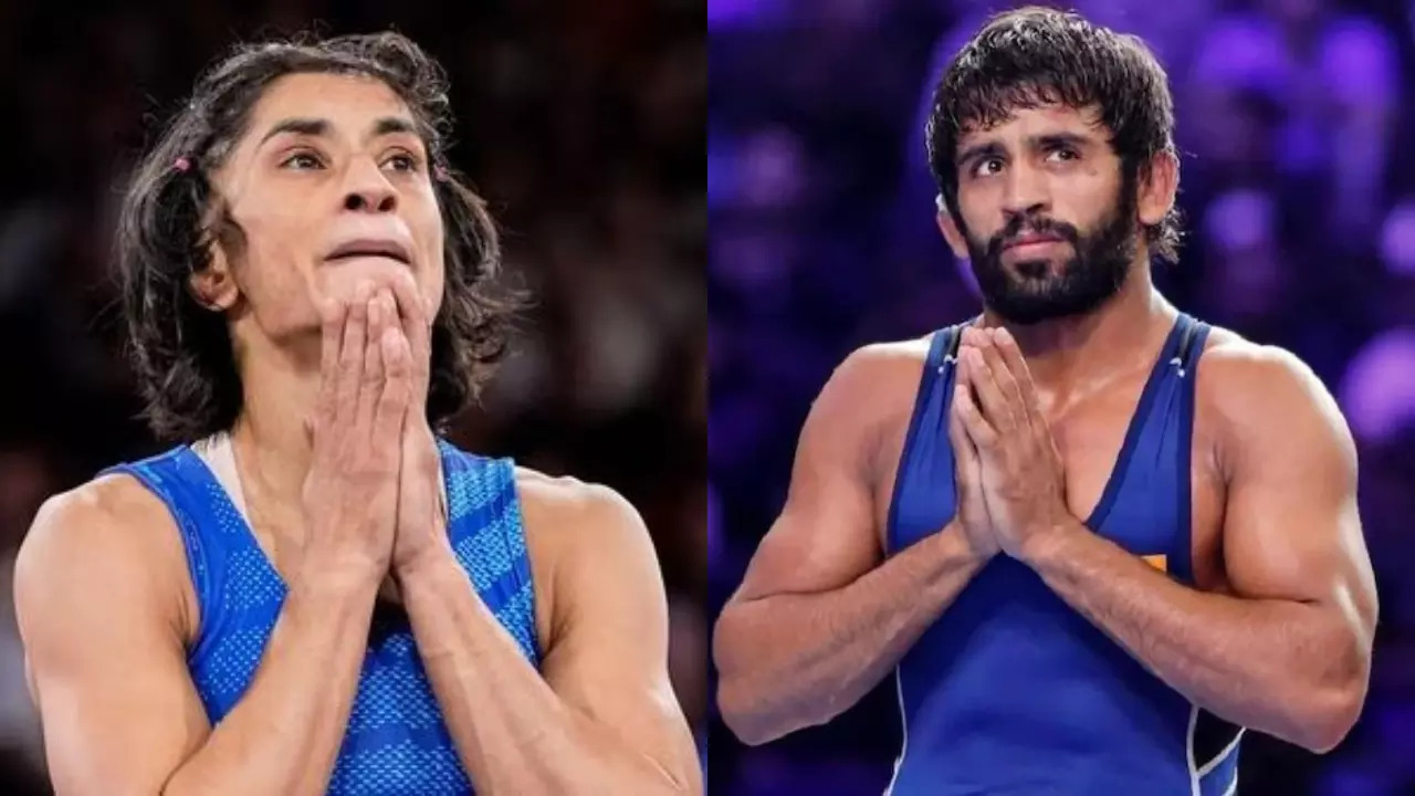 Bajrang Punia Reacts To Vinesh Phogat's Retirement