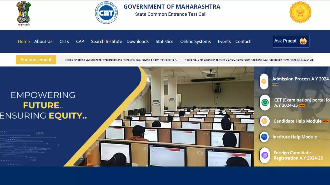 MHT CET 2024 Final Merit List Today on cetcell.mahacet.org, How to Check