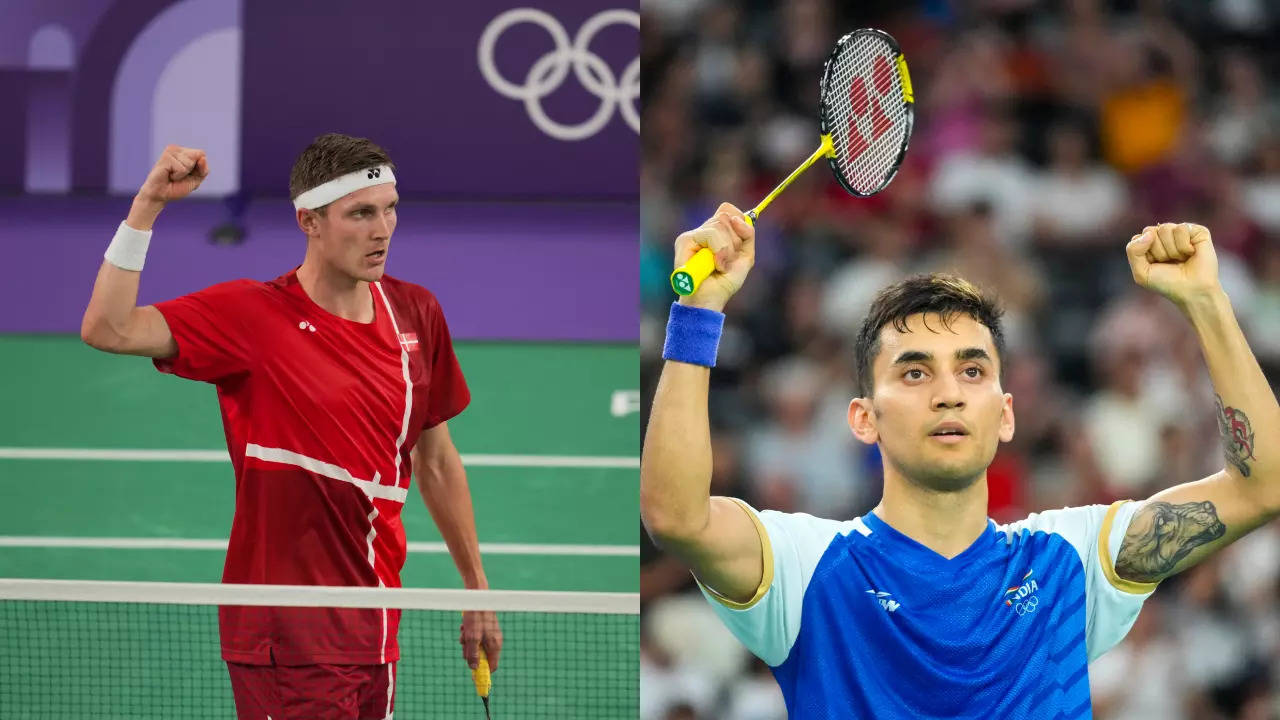 Lakshya Sen and Viktor Axelsen