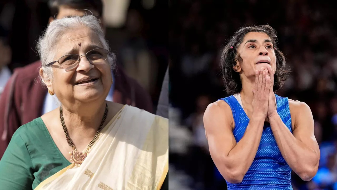 Sudha Murty's credentials were questioned after her comments on Vinesh Phogat's disqualification.