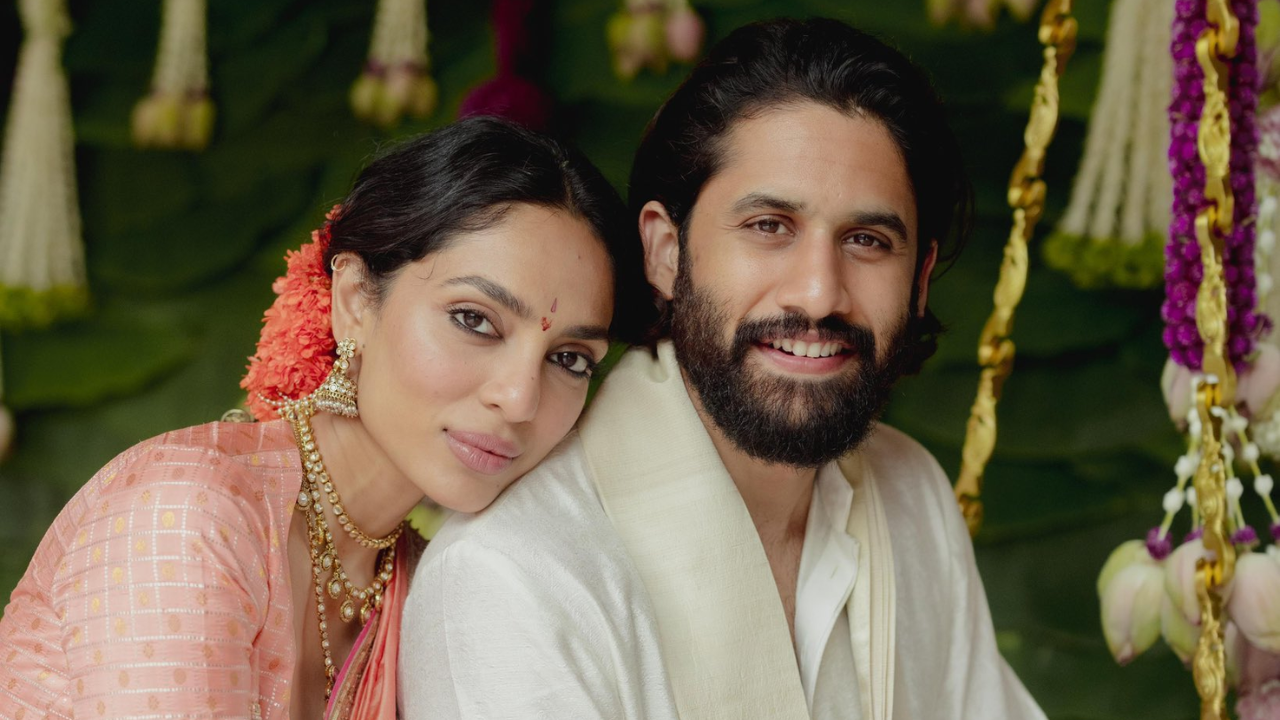 Sobhita Dhulipala and Naga Chaitanya's engagement look