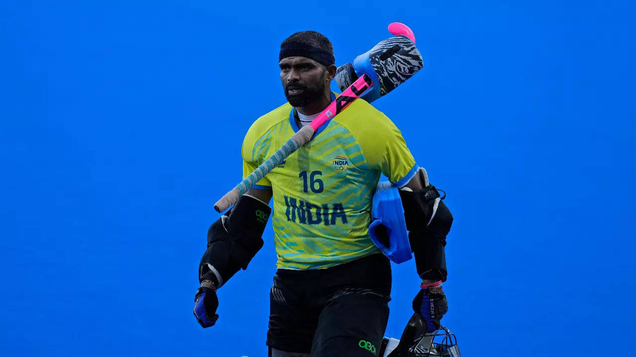 Indian goalkeeper PR Sreejesh