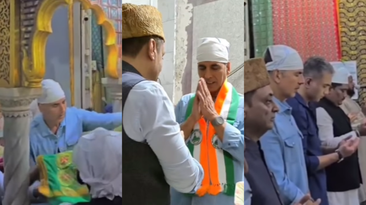 FotoJet (68Akshay Kumar Visits Haji Ali Dargah In Mumbai, Donates Rs 1.21 Crore For Renovation Work