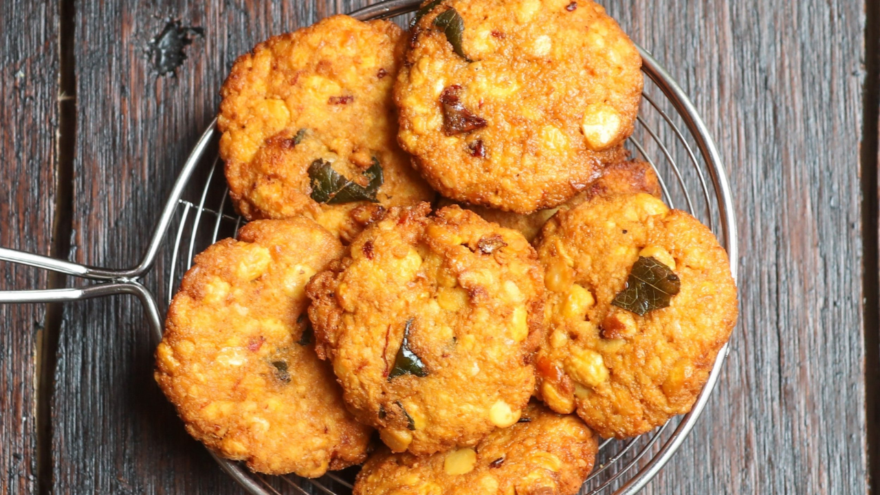 Tamil Nadu’s Amai Vadai- The Monsoon Chana Dal Evening Snack