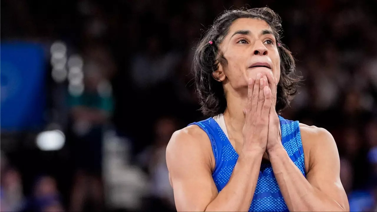 Vinesh Phogat at the Paris Olympics