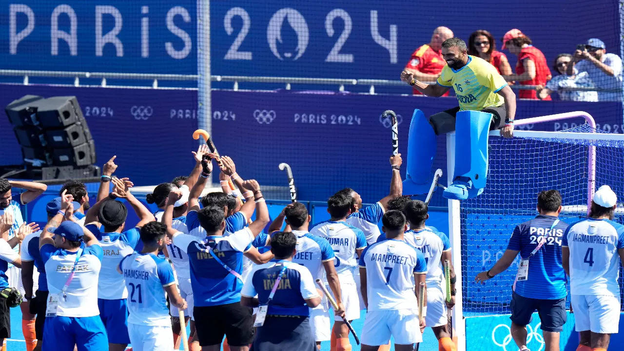 PR Sreejesh at the Paris Olympics