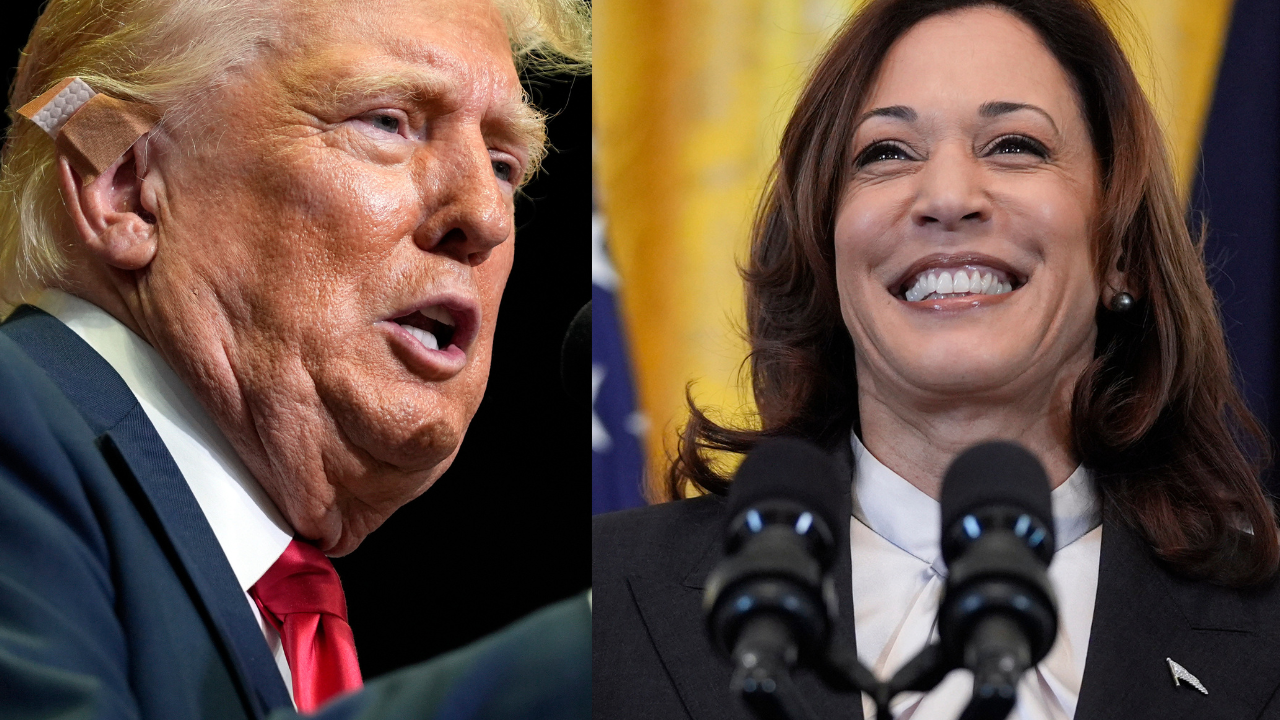 Kamala Harris and Donald Trump