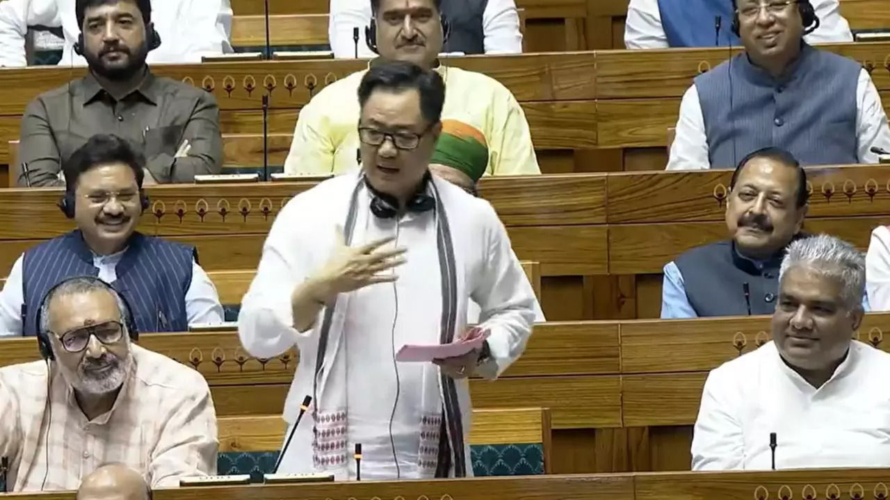 Minority Affairs Minister Kiren Rijiju