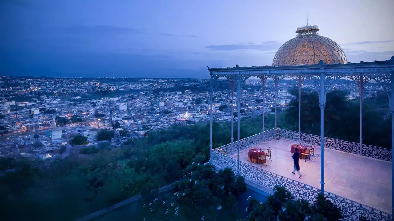 5 Gorgeous Hotels In Hyderabad Where You Can Tie The Knot. Credit: Taj Falaknuma Hotel