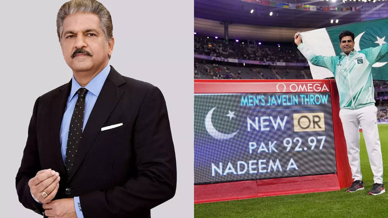 Anand Mahindra congratulated Arshad Nadeem, but he also had an uplifting message for Neeraj Chopra.