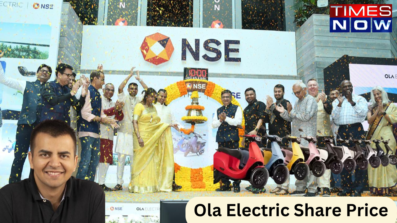 ola electric share price, ola share price, ola electric stock price, ola sensex, ola stock price