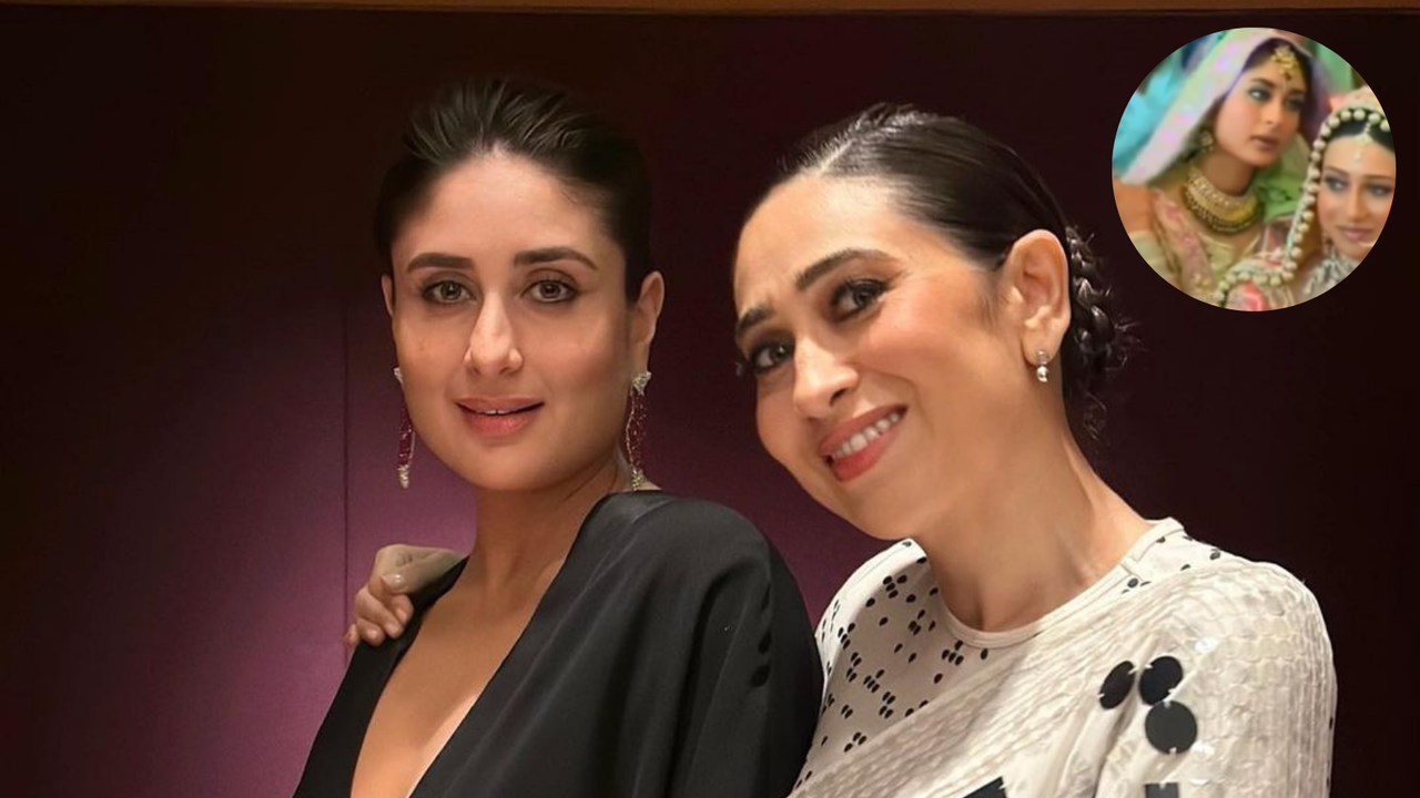 Kareena Kapoor Adjusts Her Ghoonghat In Karisma's Wedding Video, Amused Fans Go 'Bebo's Pooh Mode Always On'