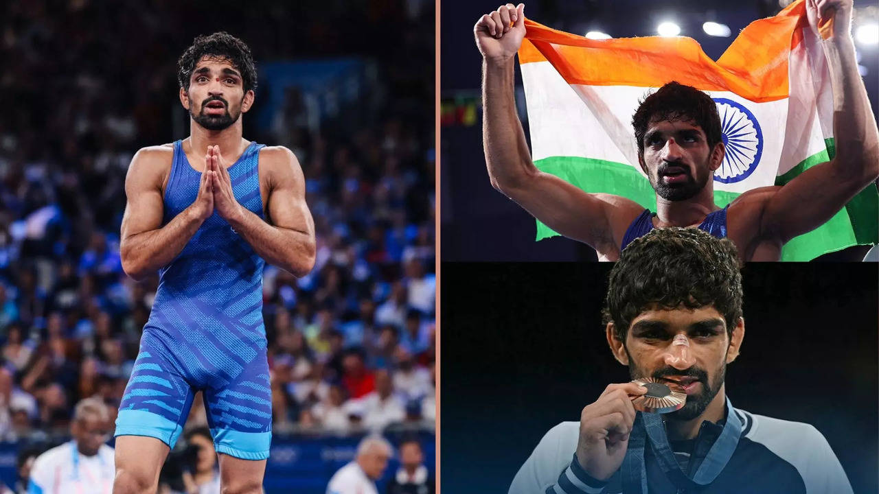 paris-olympics-aman-sehrawat-wins-bronze-in-wrestling-57kg-beats-pv-sindhu-record