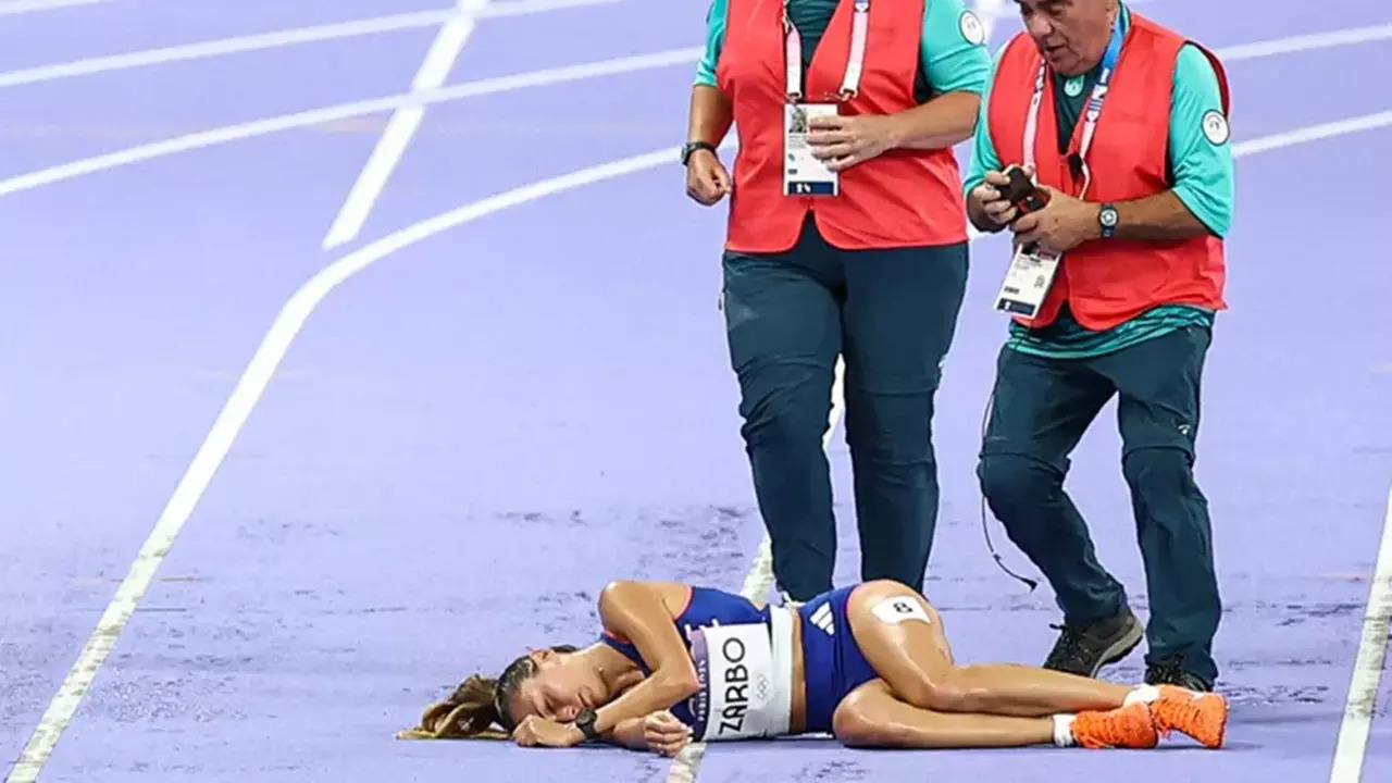 WATCH: Heart-Stopping Moment As French Runner Collapses During Olympics