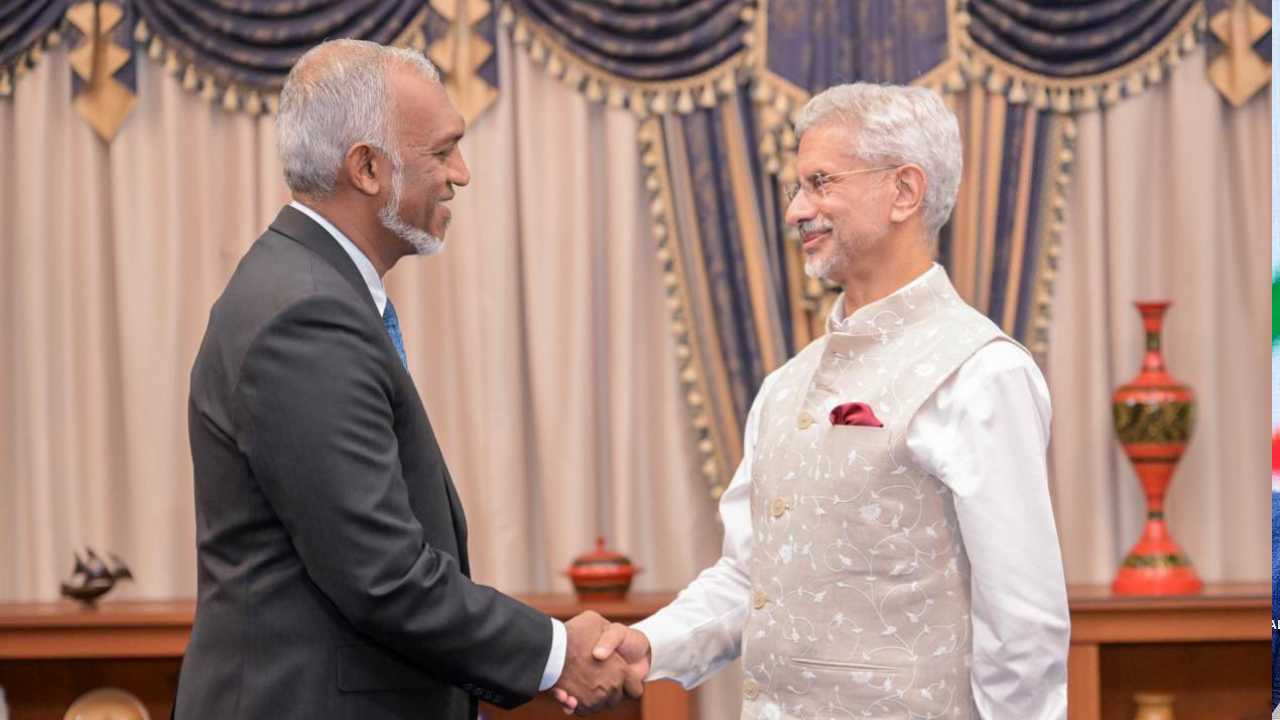 S Jaishankar meets Maldivian president