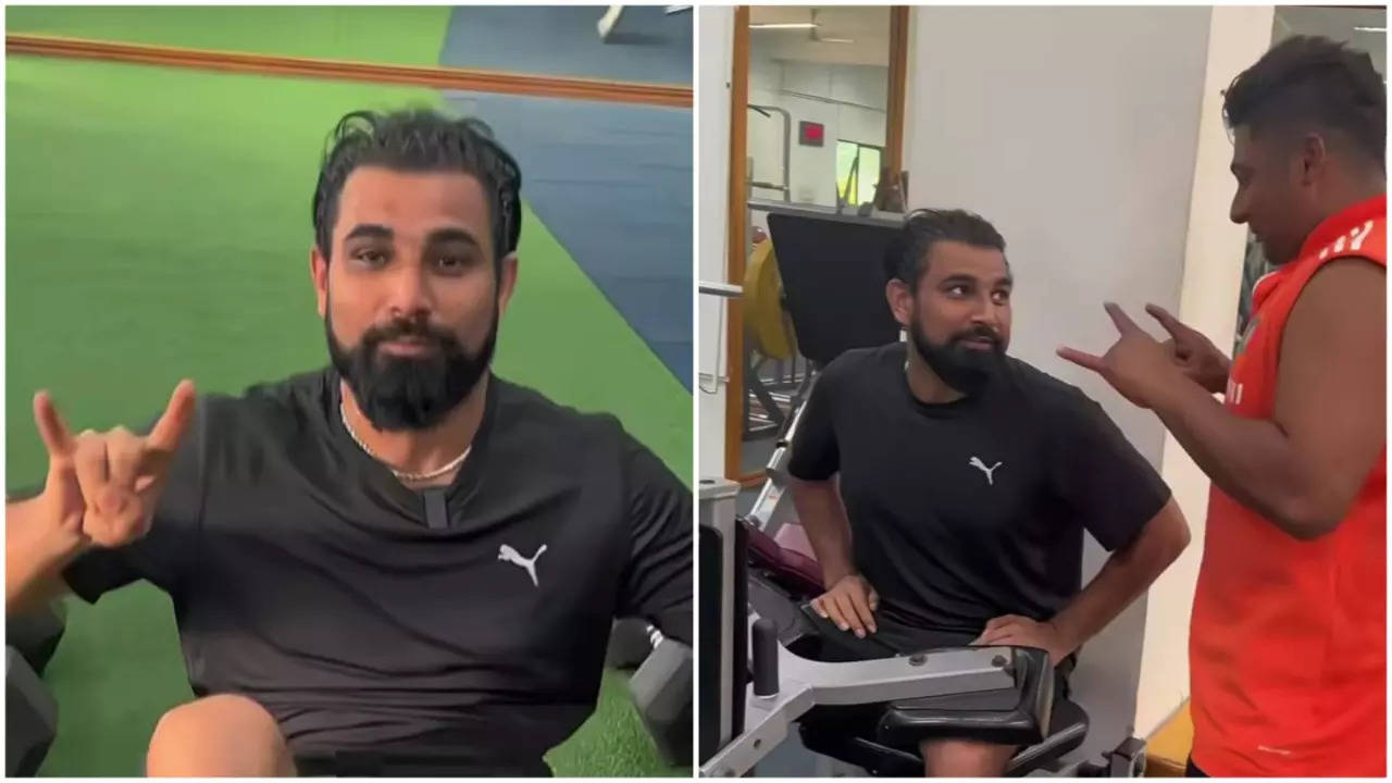 ''Tune In And Vibe With Us'', Mohammed Shami Catches VIRAL Meme Trend At NCA With India Stars : WATCH Video