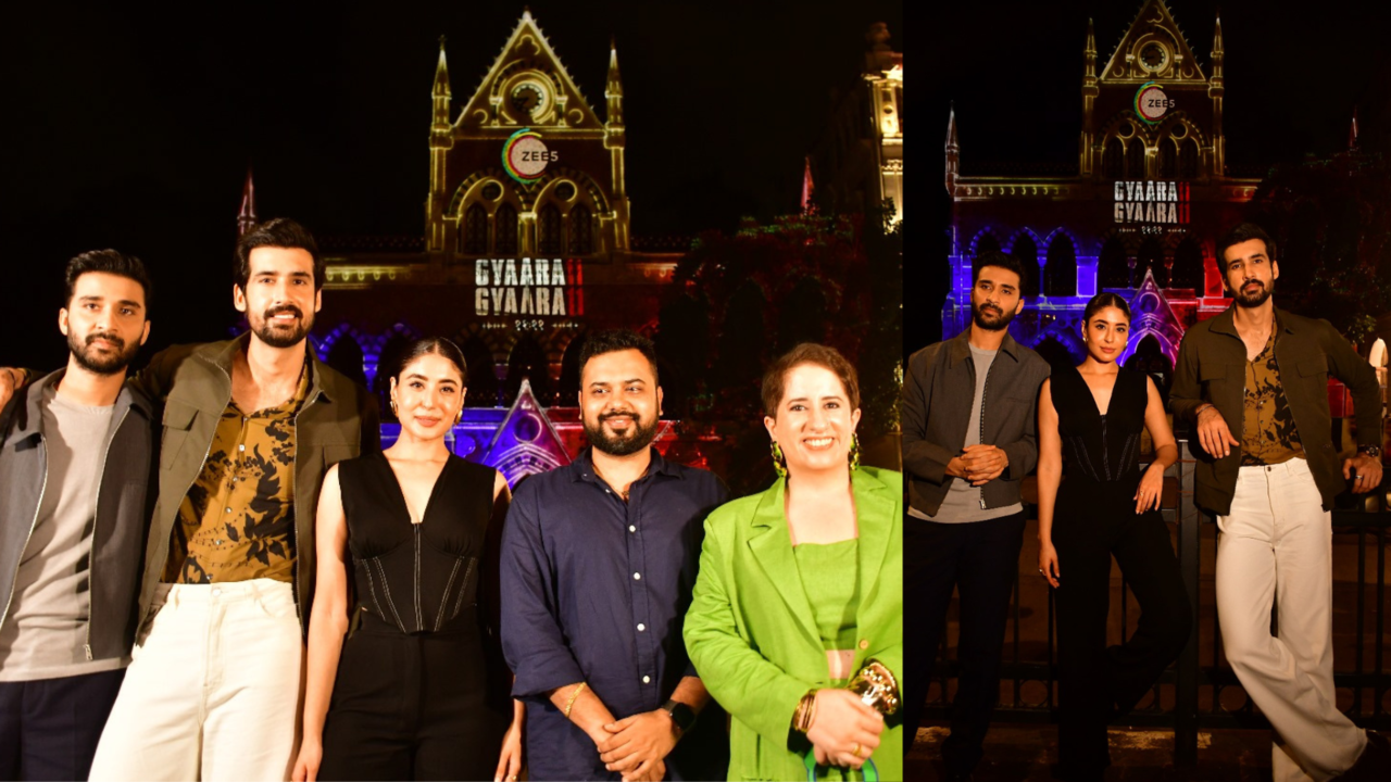 Gyaarah Gyaarah: Kritika Kamra, Raghav Juyal, Dhairya Karwa Visit Mumbai's Clock Tower As It Lights Up On Show's Premiere