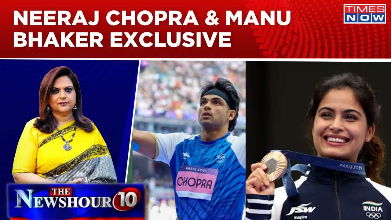 WATCH Paris Olympic Medalists Neeraj Chopra, Manu Bhaker's Blockbuster