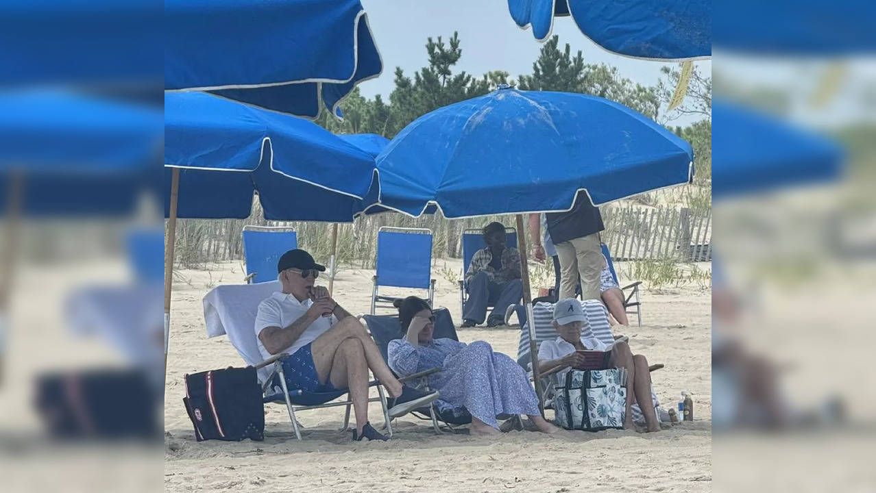 Joe Biden At The Beach.