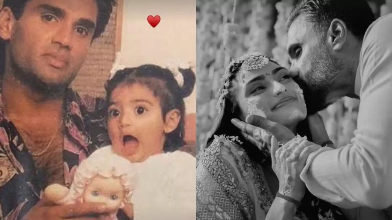 Athiya Shetty wishes her “best friend, best father” Suniel Shetty a happy birthday